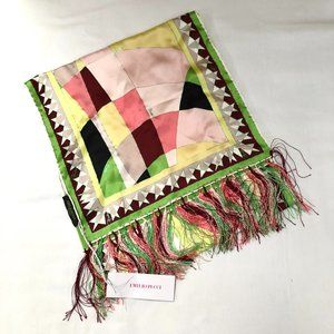 Emilio Pucci Firenze Long Silk Scarf Original Tag